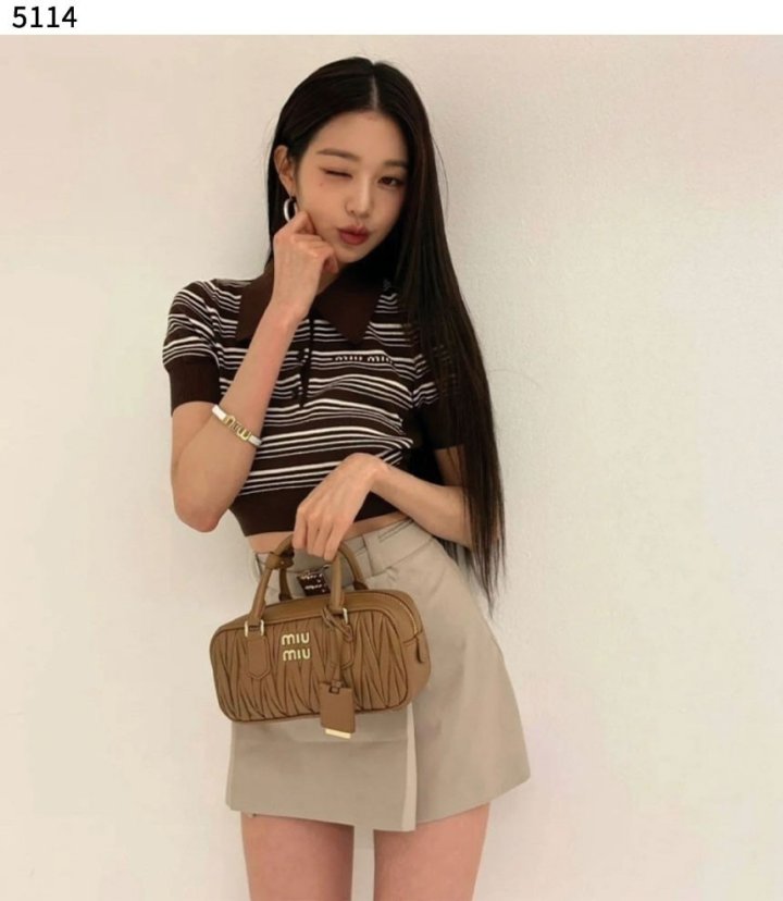 미우미우 아르카디 마테라쎄 나파 가죽백