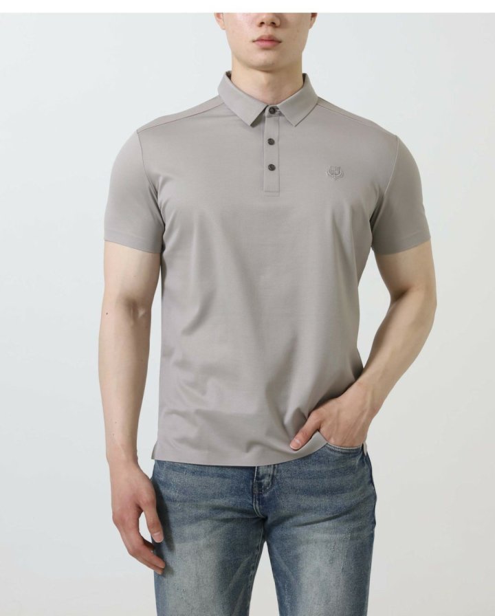 로로피아나 로고 패치 폴로 셔츠 