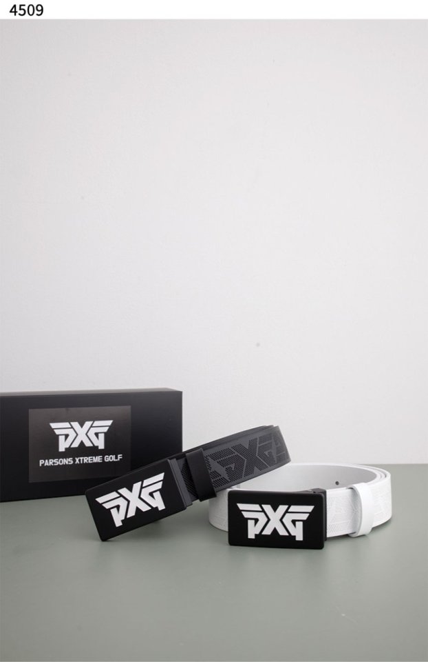 PXG 로고 펀칭 가죽 골프벨트  