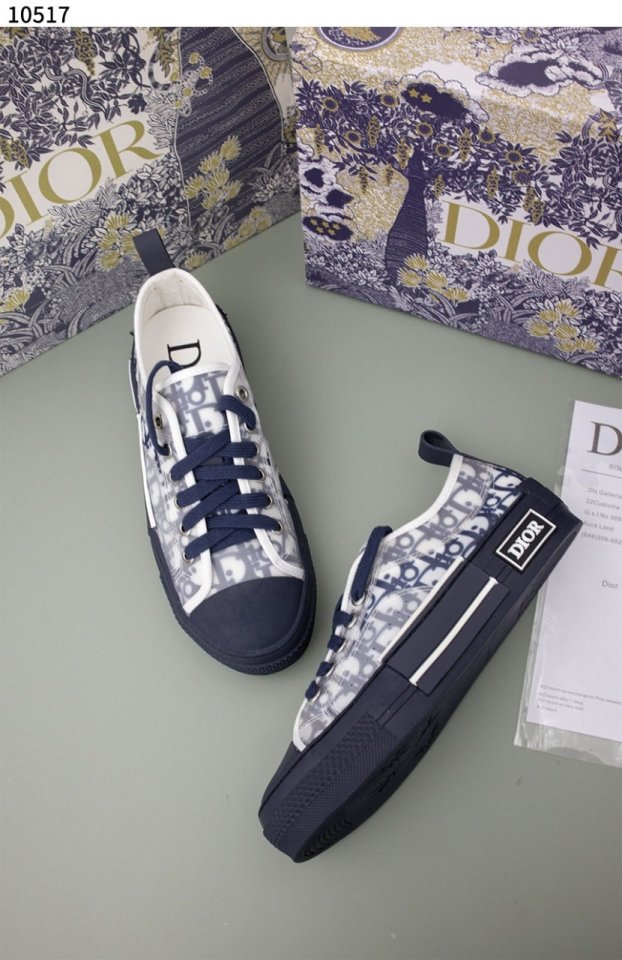 디올 B23 Low Oblique Blue    