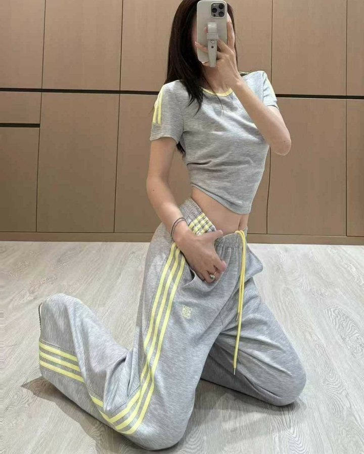 로에베 삼선 마샬아츠 상.하 SET