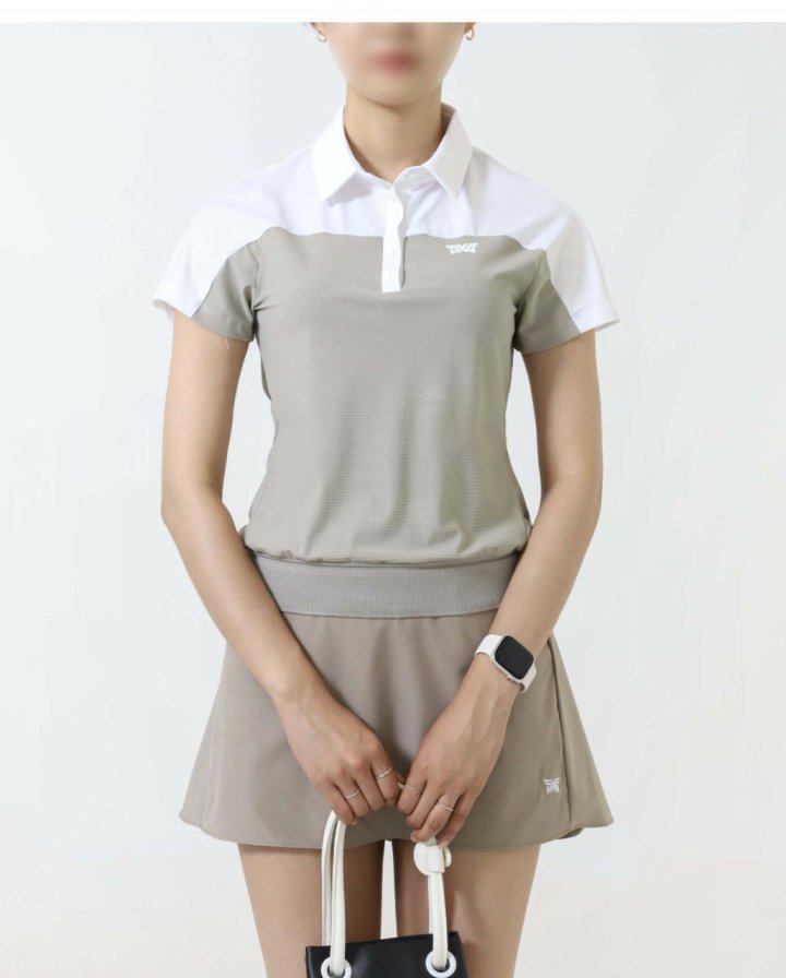 PXG 우먼 썸머 배트윙 숏 슬리브 티셔츠