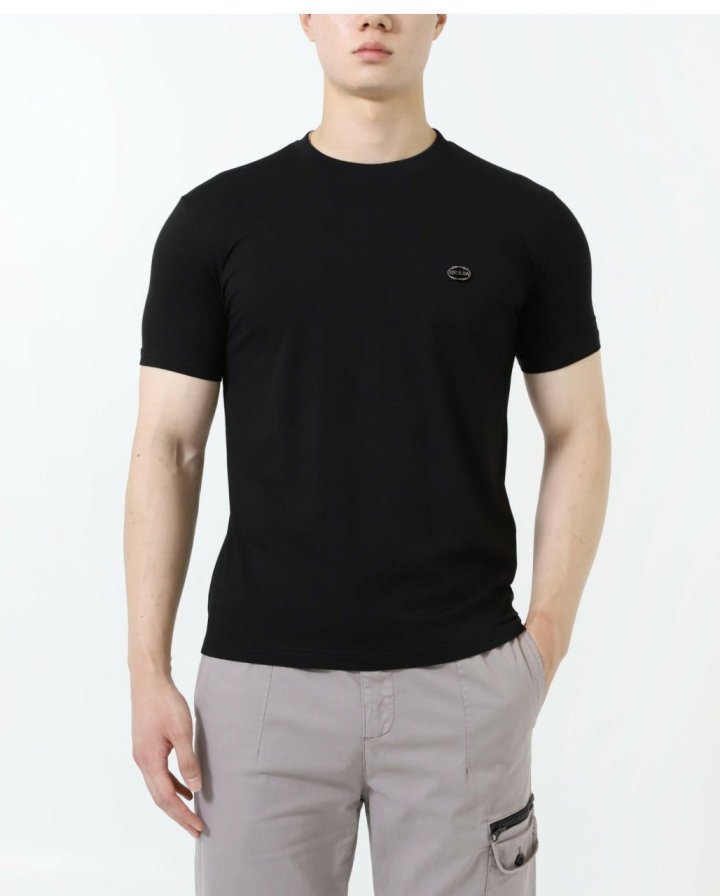 프라다 코튼 라운드 티셔츠