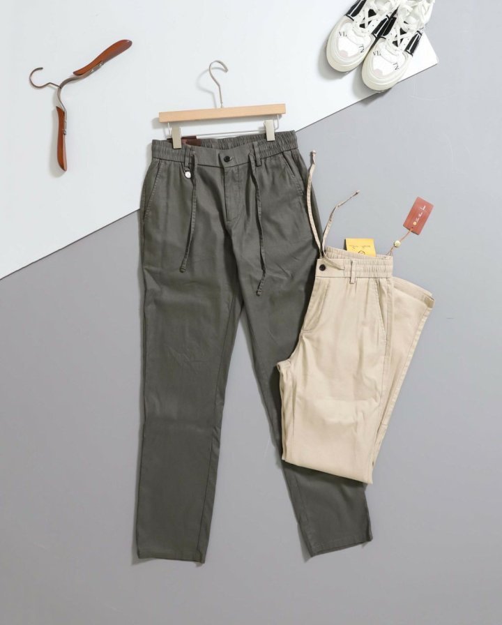 로로피아나 퍼티그 린넨 스판 팬츠