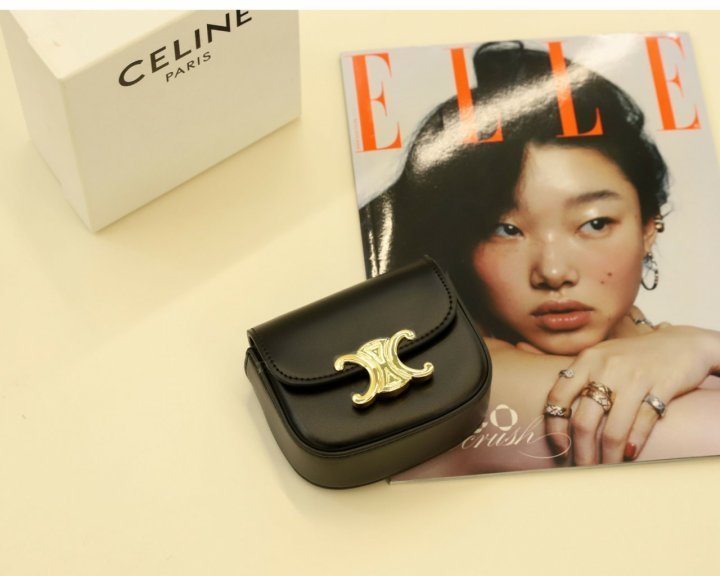 셀린느 미니 클로드 - 트리옹프 캔버스 & 카프스킨