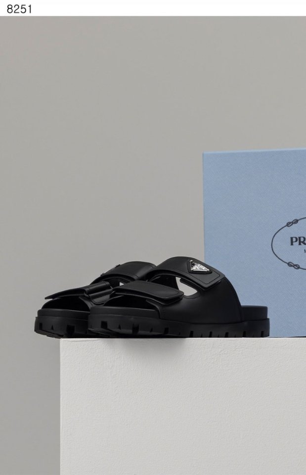 프라다 남성 플립플랍 조리 슬리퍼  
