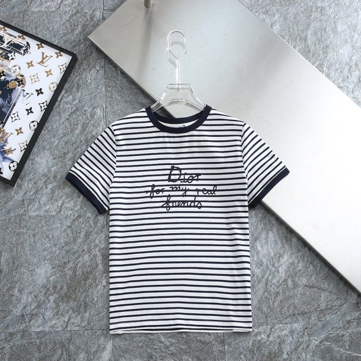 디올  여성 단가라 자수로고 라운드 