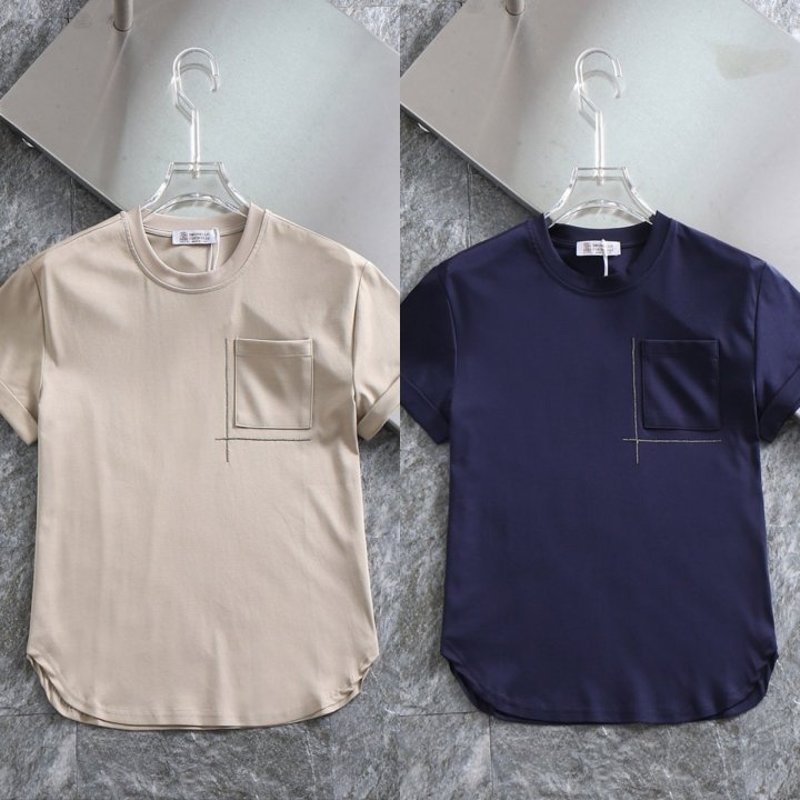 브루넬로 쿠치넬리   여성 포켓포인트 스판 라운드