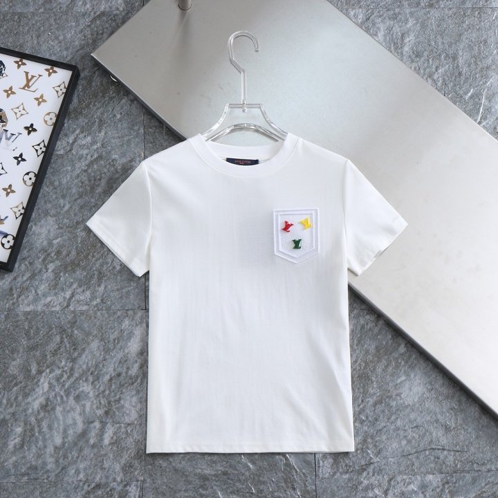 루이비통  여성 LV로고 포인트 라운드 