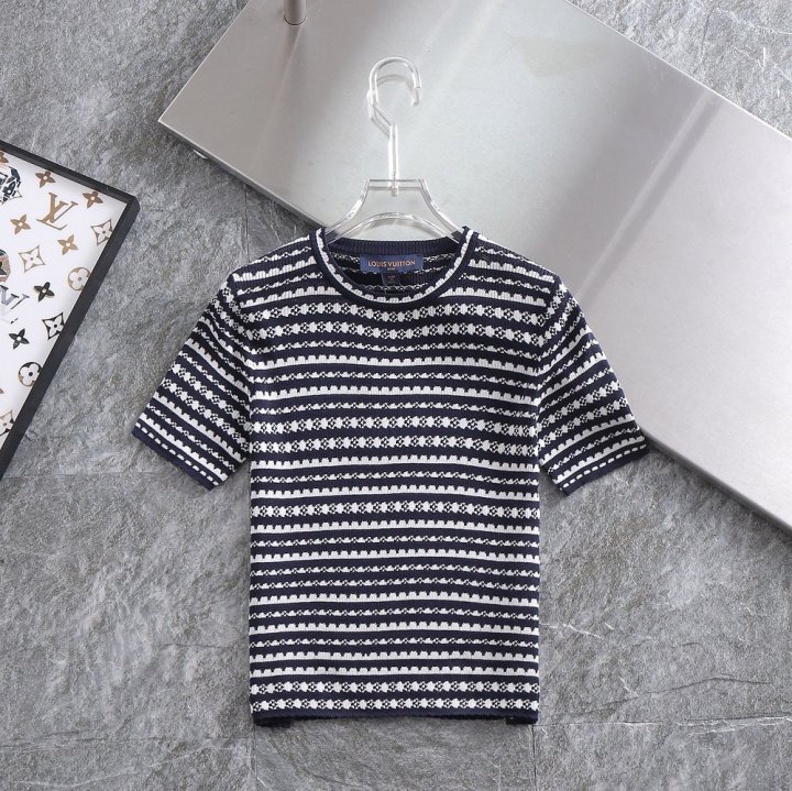 루이비통  여성 면실크 라운드 니트