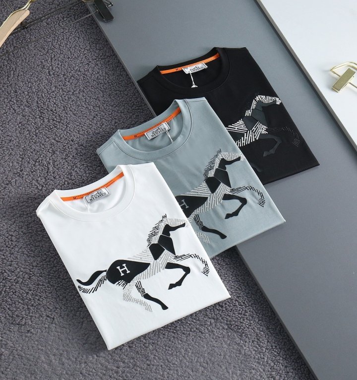 에르메스  와펜자수 믹스로고 코튼 라운드