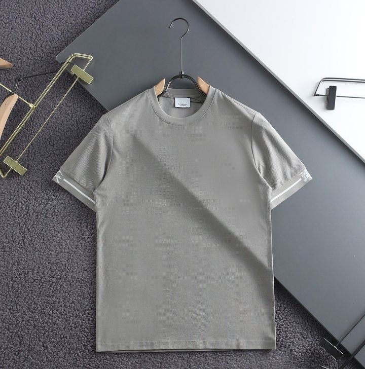 버버리  기사 배색로고 실크 라운드