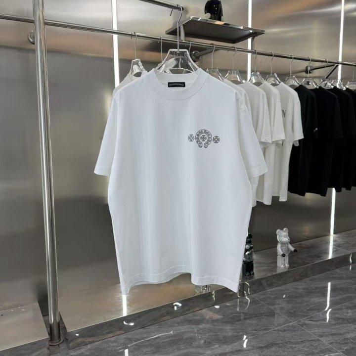 크롬하츠  플러스 로고 반팔 티셔츠 