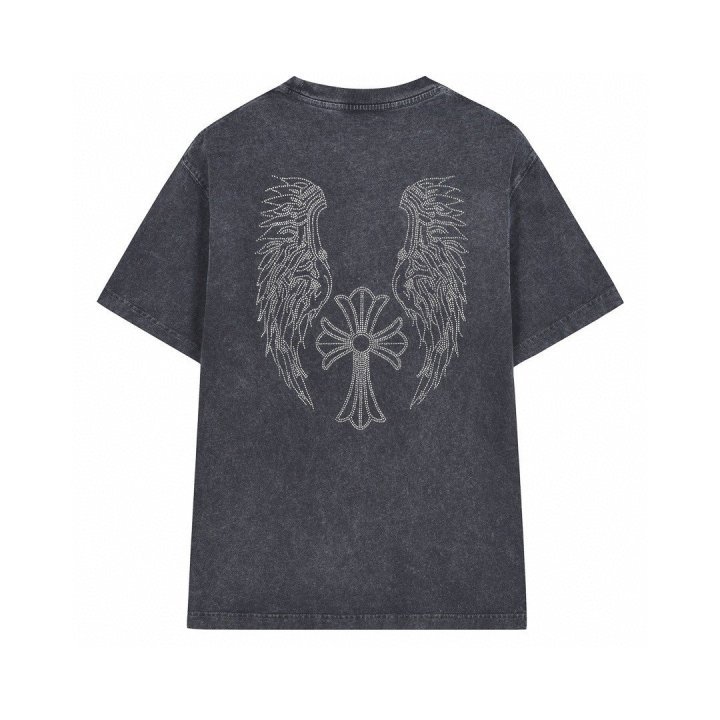 크롬하츠  백 인디안 로고 반팔 티셔츠