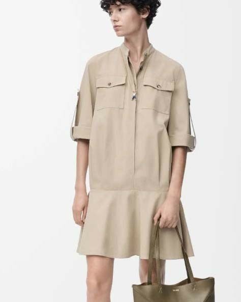 로에베  코튼 드레스 