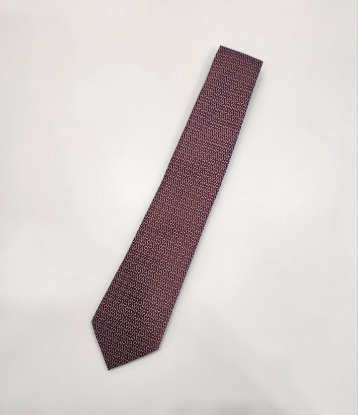 에르메스   캐미르 실크 넥타이 