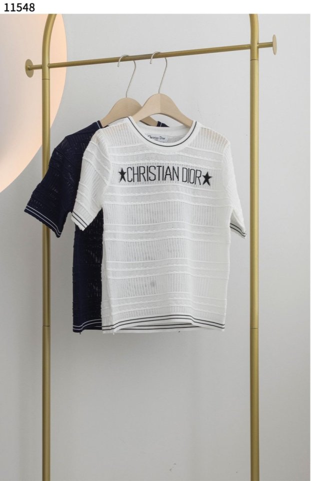 디올   반소매 스웨터 