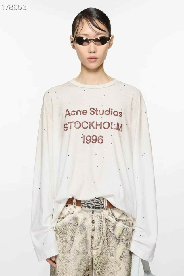 아크네  1996 프린트 티셔츠 
