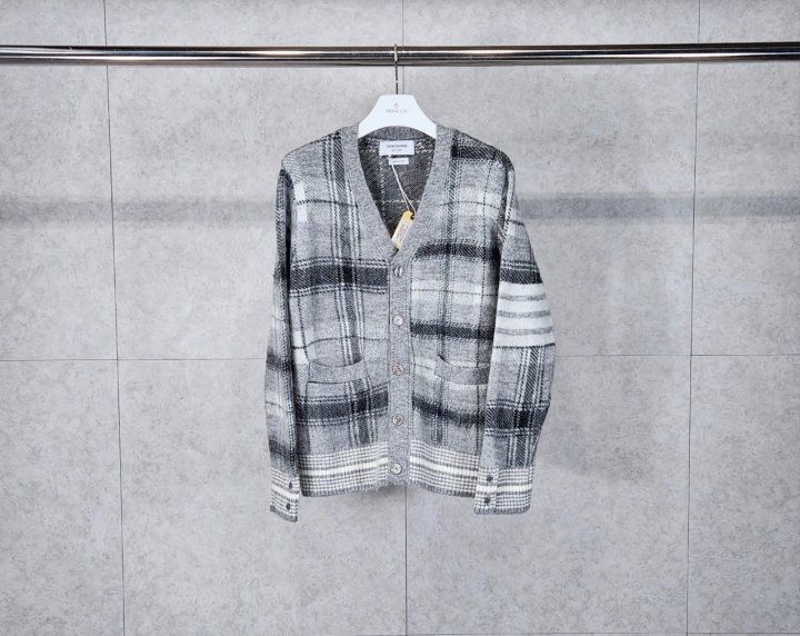 톰브라운  시그니처 스트라이프 스웨트 가디건 