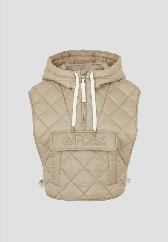 지포어  우먼 퀄팅 베스트