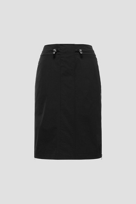 지포어  히든 플리츠 미디 스커트 