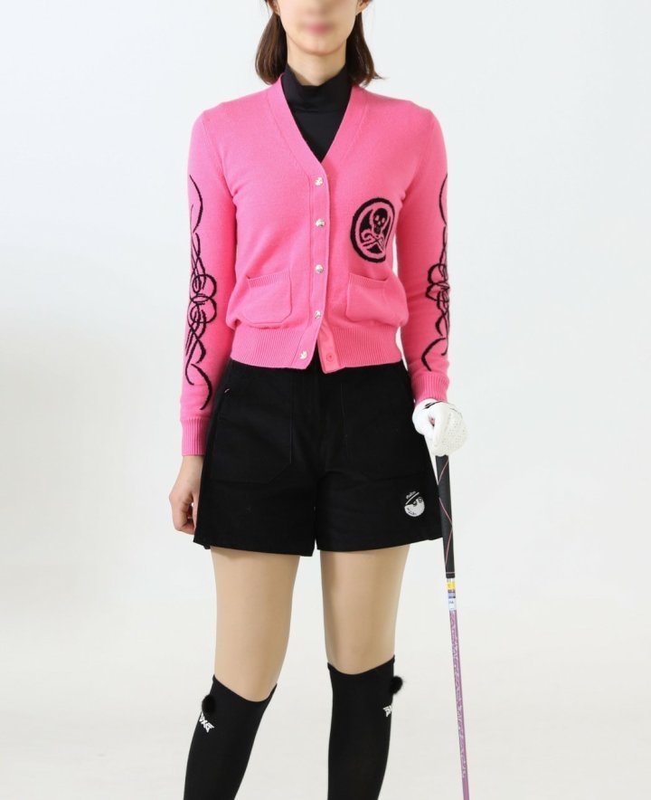 마크앤로나  여성 캐시미어 니트 가디건 