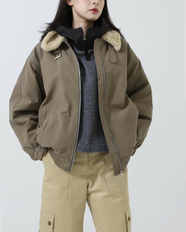 로에베  테크니컬 코튼 퍼퍼 재킷 