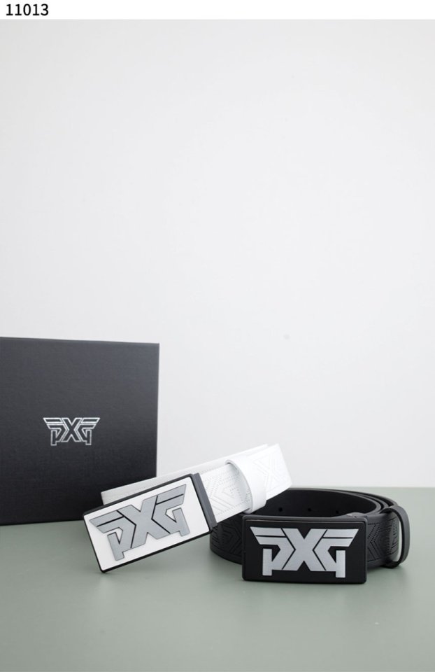 PXG  남성 시그니처 로고 벨트 