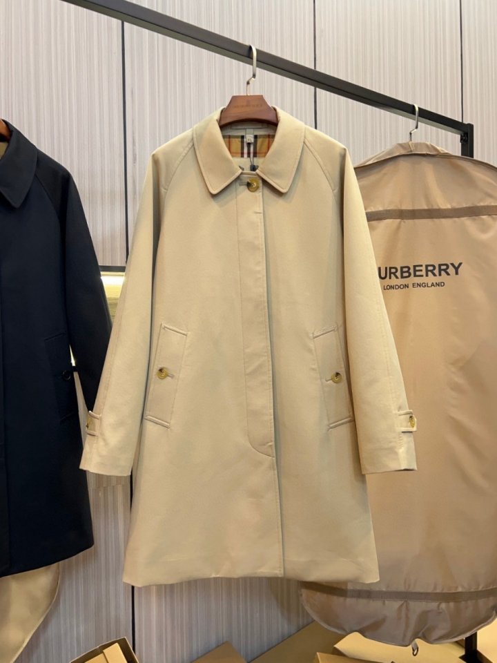 버버리   86715 미드 렝스 캠던 헤리티지 카 코트