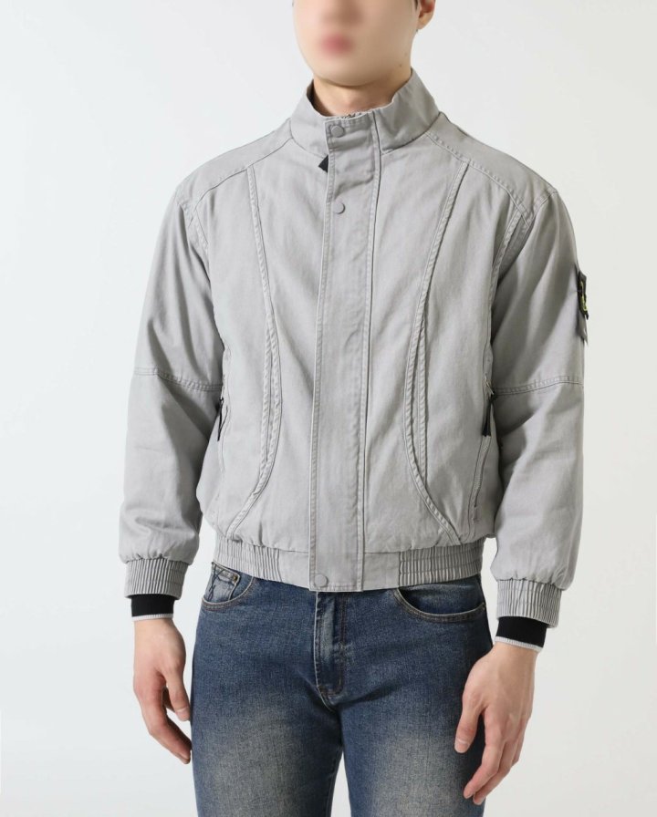 스톤 아일랜드  바시티 워시드 자켓 