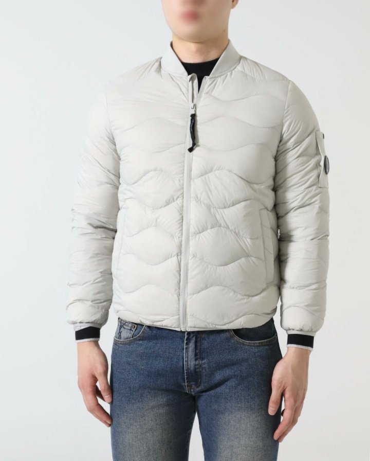 C.P 컴퍼니  웨이브 퀼팅 경량 패딩 자켓 