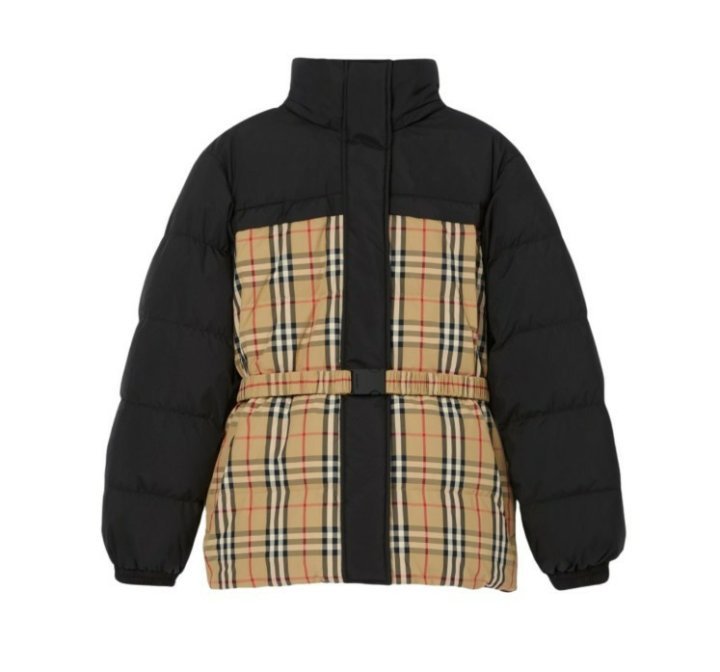 버버리  리버시블 체크 퍼퍼 자켓  