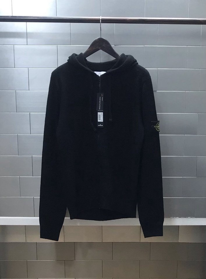 스톤 아일랜드    울니트  후디 집업  