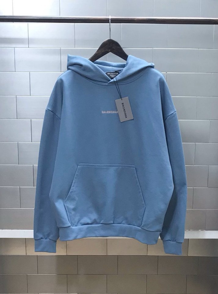 발렌시아가  로고자수 루즈핏 후디 