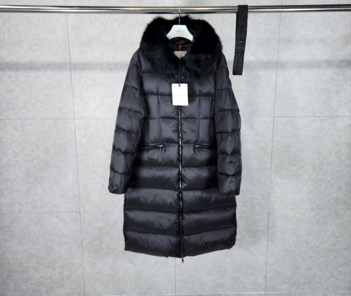 몽클레어  866 보에딕 구스다운(블랙폭스퍼) 롱패딩 입