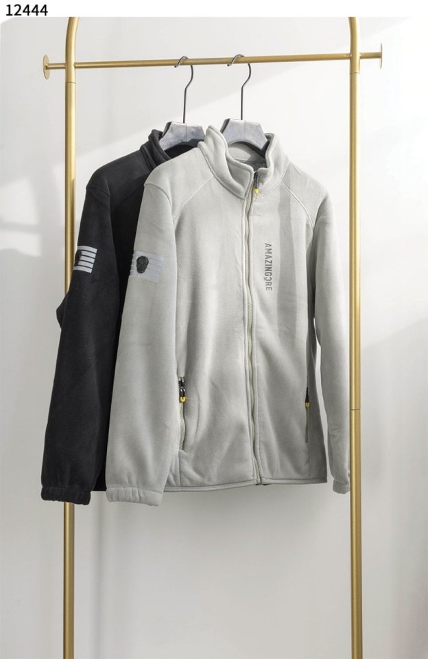 어메이징 크리  남성 고스트 플리츠 퍼 자켓 