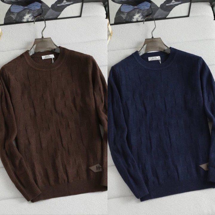 에르메스  엠보로고 양모 니트