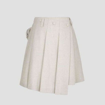 지포어  플리츠 스커트