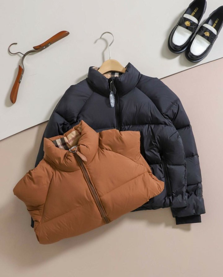 버버리  페더리스 티테처블 푸퍼 숏 패딩  