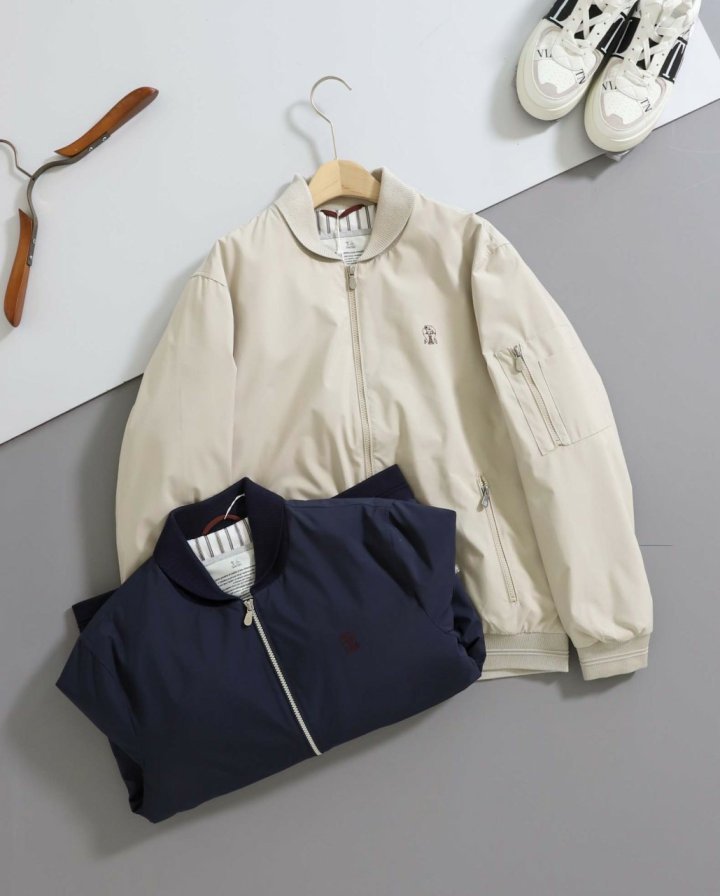 브루넬로 쿠치넬리  항공점퍼 봄버자켓