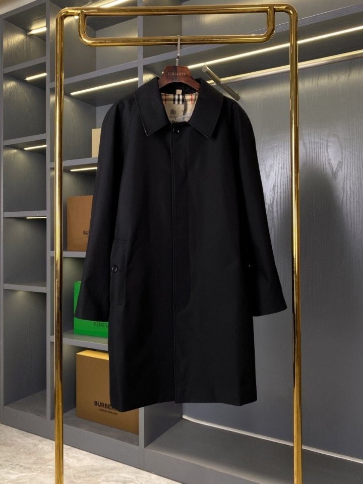 버버리  86715 미드 렝스 캠던 헤리티지 카 코트 