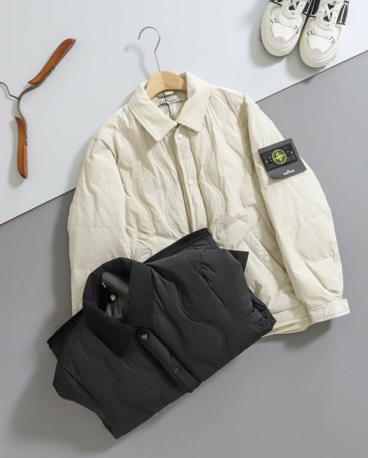 스톤 아일랜드  가먼트 퀄팅 자켓