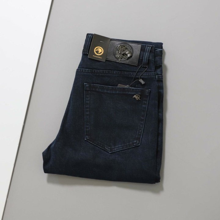 스테파노리치  리치 캐시미어 스트레치 코튼 데님 팬츠  