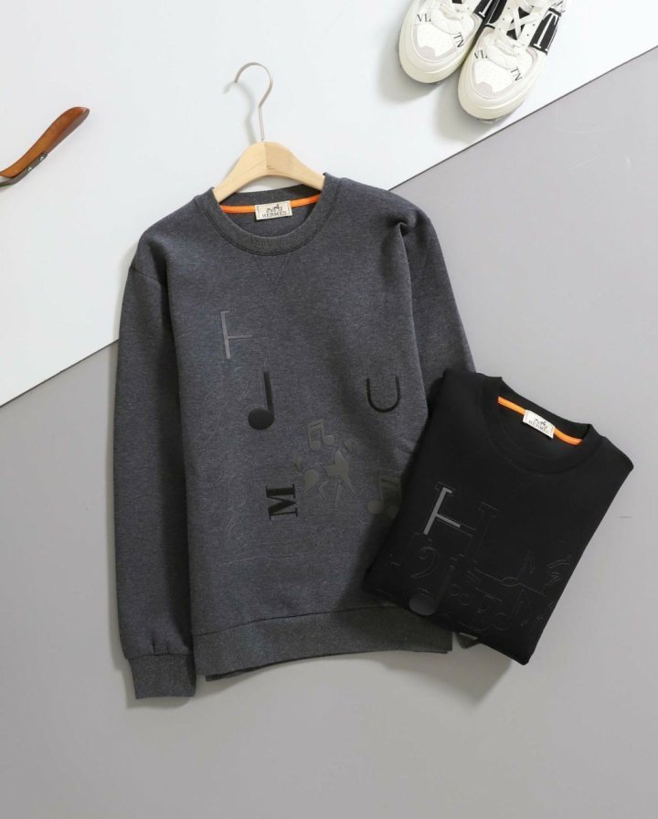 에르메스  음표 코튼 스웻셔츠  