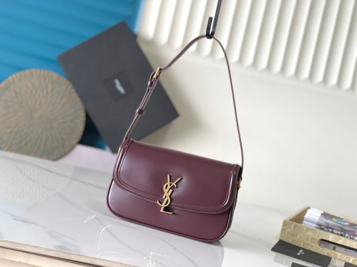 생로랑  솔페리노 미디엄백 832330 버건디 