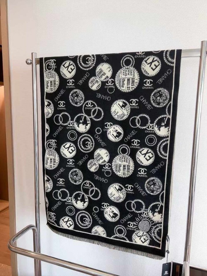 샤넬  캐시미어 숄머플러