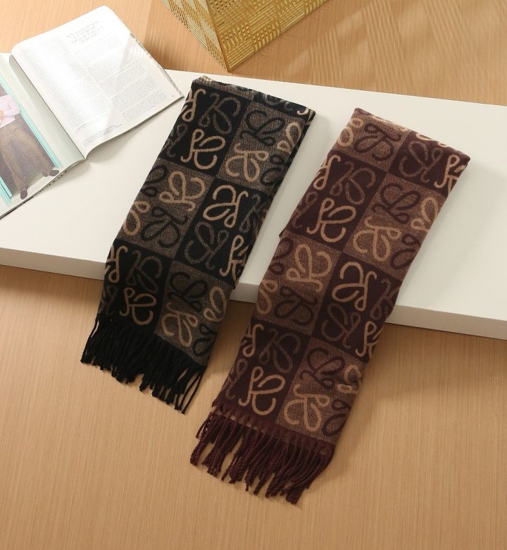 로에베  울 리버시블 캐시미어 머플러