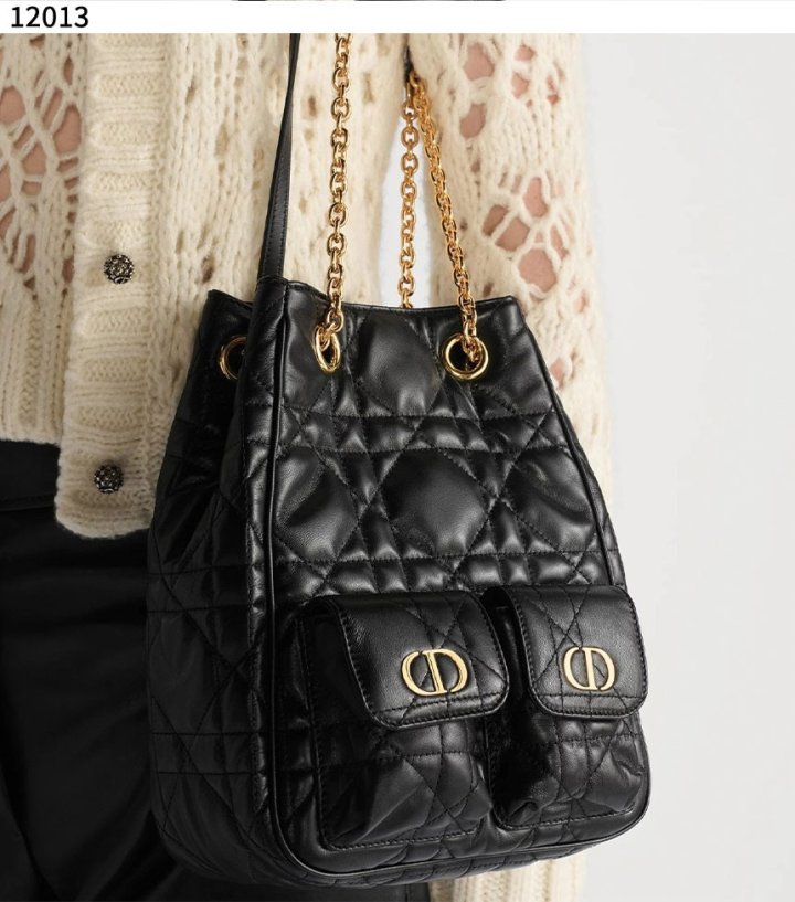 디올  Caro 미디엄 멀티캐리 체인 백팩  