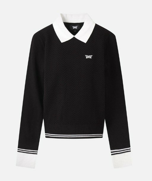 PXG  칼라 포인트 스웨터  