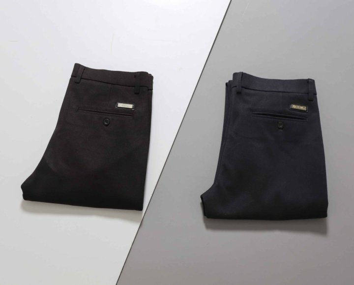 로로피아나  실버 로고탭 기모 치노팬츠  